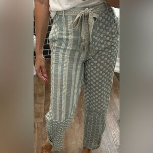 Zara patchwork pants.